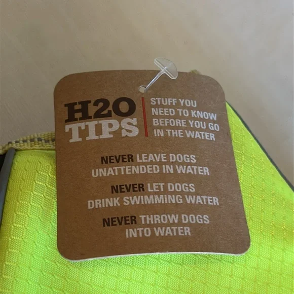 Arcadia Trail *NWT* High Visibility Flotation Aid Dog Vest Coat, Yellow - Picture 10 of 15